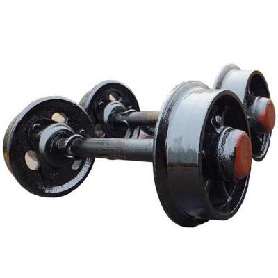 China ZBL600/300 Mine Car Wheel Assembly Cast Iron Mine Cart Mining Cart Wheel Set Coal Ore Mining Cart Wheel Set Price for sale