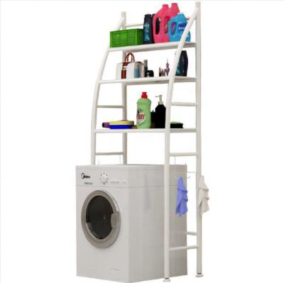 China Biumart China Sustainable Factory 3 Layers Metal Shelf Above Washing Machine Space Saving Storage Rack For Bath Room for sale