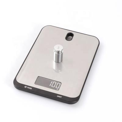 China Weight Measuring Biumart New Digital Food Scale 304 Stainless Steel Multifunctional Household 5kg Electronic Kitchen Scale for sale