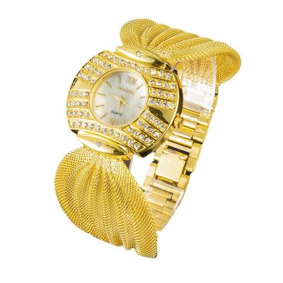 China 2021 Popular Quartz Watch OEM Fashion Luxury Ladies New Adjust Diamond Quartz Wrist Watches for sale