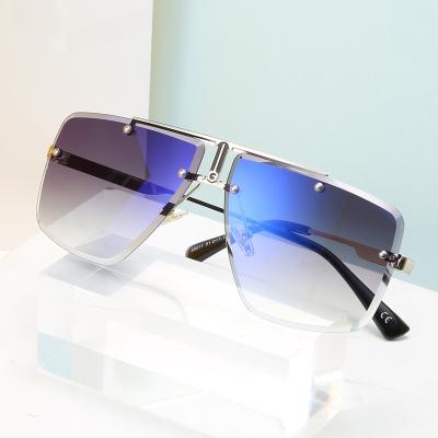 China 2021 New Fashion Sunlight High Quality Metal Frame Uv400 Driving Sunglasses For Men for sale