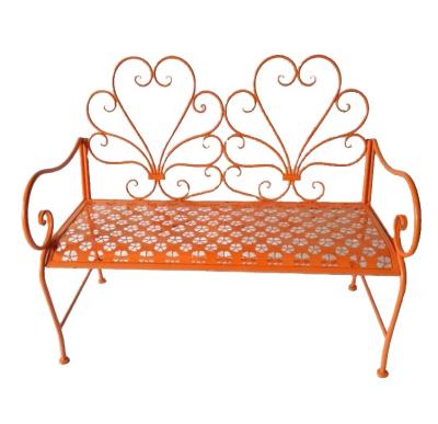 China Modern Outdoor Bench Sofa Furniture Metal Garden Furniture Iron Bench for sale