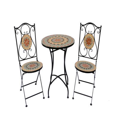 China Summer Vacation Garden Bistro Modern Garden Furniture Set Table and Set for sale