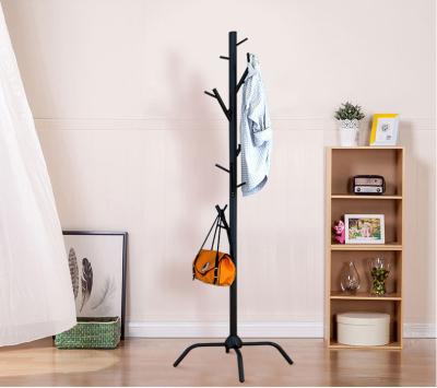 China Black And White Minimalist Newart Simple Metal Tree Entryway Coat Racks For Home for sale