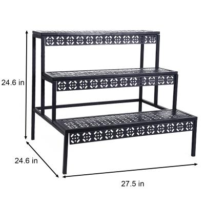 China China Metal 3 Tire Plant Stand Garden Tool Long for sale