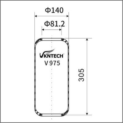 Китай Газ варочного мешка 975N автобуса W01-095-0439 заполнил весны воздуха 6453741 трейлера продается