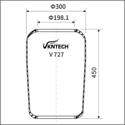 Κίνα Firestone ανοίξεων αέρα λεωφορείων IATF16949 727N W01-095-0191 φυσητήρες αέρα 02.2002.42.00 8117 προς πώληση