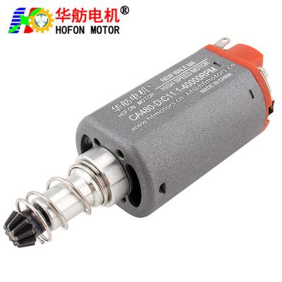 중국 Hofon HF480SA-7516G Long shaft High Speed 11.1V 40000RPM DC Carbon brush Motor for AEG Gel Blaster Toy Gun 판매용