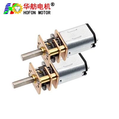 China Hofon 3 5 6 volt double shaft vacuum brushed reductor motor 3v 5v 6v dc micro gear motor with gearbox zu verkaufen