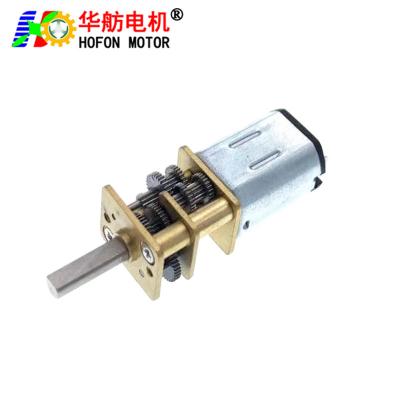 中国 Hofon 12mm 1:1000 12v low rpm permanent magnet watch winder motor micro dc gear motors dc 12v 6 volt 12 volt with gear 販売のため