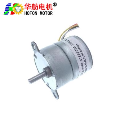 中国 Hofon 25mm SM25-024S DC high torque Stepping reduction Stepper Two Phase Geared Stepper Motor with Gear 0.15° Step Angle 販売のため