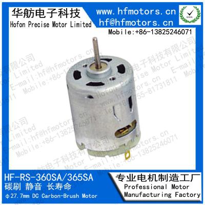 China RS-360SA 6V 12V 6600RPM 27.7mm gebürsteter Elektromotor DCs zu verkaufen