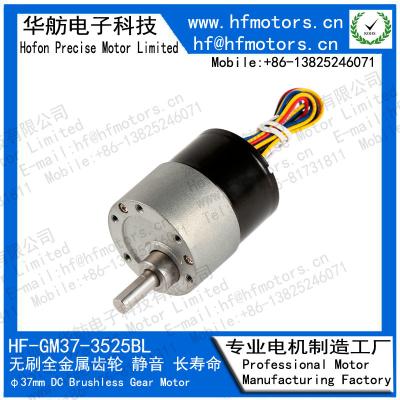 China TS16949 High Torque 65RPM Gear Brushless Motor 6V 12V 24V for sale