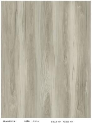 China Wood Grain Herringbone SPC 6mm Hickory Burlywood GKBM FT-W19005 for sale