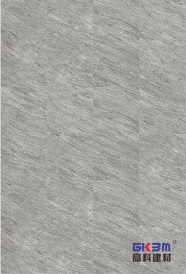 China Smoky Gray Stone Pattern Vinyl Flooring 7''x48'' GKBM Greenpy MJ-S6013 for sale