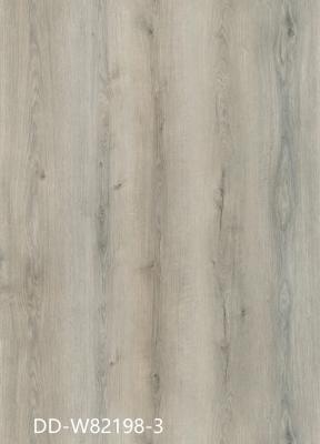 China Wood Grain SPC Vinyl Flooring Planks Gray Brown Jump Non Glue GKBM DD-W82198-3 en venta