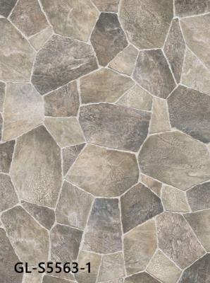 China 7''X48'' Granite Vinyl Flooring High Flexibility Abrasive Unilin Click Beige Granite GKBM GL-S5563-1 for sale