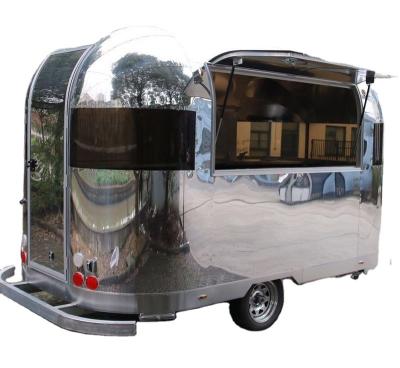 China Restaurant canteen hotel food store stainless steel food trailer project for sale