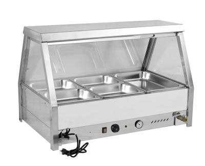 China Guam Restaurant Canteen Hotel Food Store Customized Design Bain Marie for sale