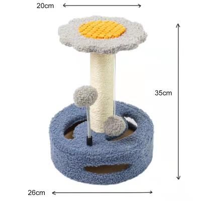 China Wholesale Cat Climbing Frame Custom Sisal Cat Climbing Frame Cat Striping Post Tree Climbing Jumping Platform for sale