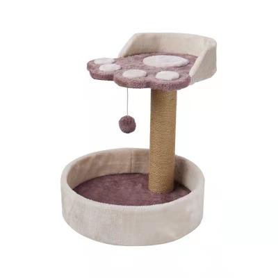 China Cat Climbing Frame Sisal Fabric For Cat Scratching Posts Cat Climbing Sight Jumping Platform for sale