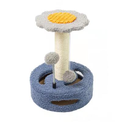 China Good Quality Indoor Wholesale Pet Cat Climbing Frame Scratch Resistant Lovely Cat Climbing Frame for sale