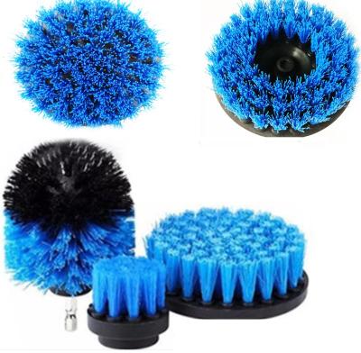 China Household Use 2020 Hot Sales 3' 4' 5' 6' 7' Inch Car Polishing Pad Car Wheel Polishing Scrubber Drill Brushes Pads Kits Attachment for sale