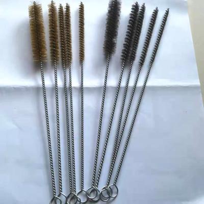 China Twist Spiral 8pcs Brush Anti-static Copper Tube Cleaning Stainless Steel Reading Brush for sale