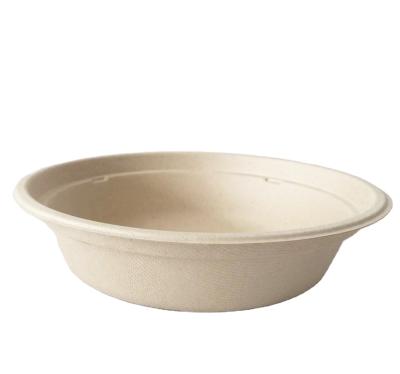 China Disposable Compostable Biodegradable Bagasse Eco-friendly Natural Fiber Sugar Cane Bowl For Soup Salad 32 oz Bagasse Bowl for sale