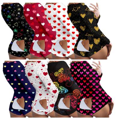 China 2021 Breathable Wholesale Hot Sell New Style Valentine's Day Onesie For Adults for sale