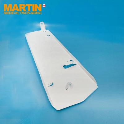 China Medical Device Surgical Instruments Packaging Backer Card Packaging Medical Device Backer Board HDPE Backer Cards Insert Cards for sale