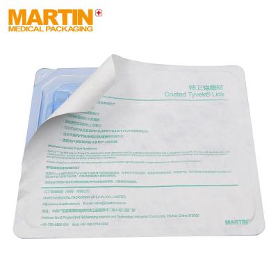 China Water Resistant Tyvek Fusion Coating Tyvek Paper Printable Paper Lids Customized Dupont Tyvek Die Cutting Paper For Medical Blister Wrapping for sale