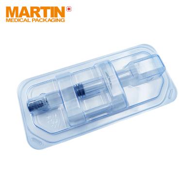 China Recycled Materials Blister Cosmetic Box Trays Sterilization Medical Plastic Packaging For Skincare Product. for sale