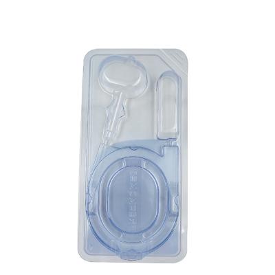 China Recycled Materials Blister Pack For Catheter PETG Medical Internal Plastic Packaging For Medical Device Disposable Medical Tray for sale