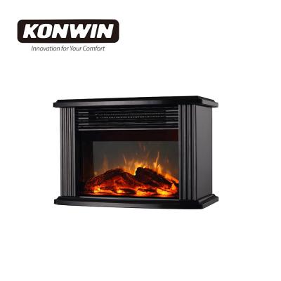 China Independently Used Konwin Electric Mini Tabletop Fireplace Heaters FP401M-S for sale