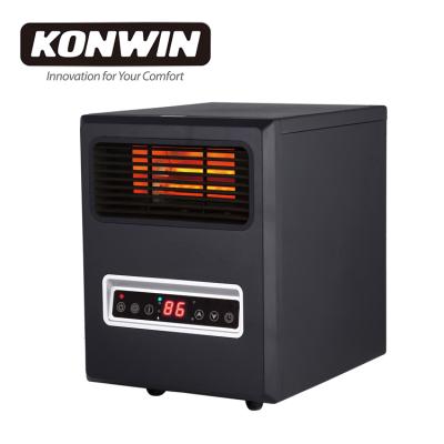 China C/F KONWIN Space Heater 4 Tube Cabinet Programmable Electric Infrared Plastic Heater GD9315BC1-BJ1 for sale