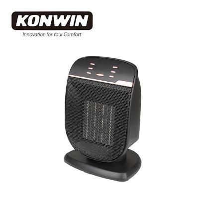 China Thermostat KONWIN Adjustable Swinging Portable Heater with Thermostat, 1800W PTC Ceramic Heater, Small Electric Heaters for Indoor Use PTC85D for sale