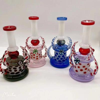 Cina 6 Inch Mini Tobacco Hookah Percolator Glass Bongs Adequate Stock in vendita