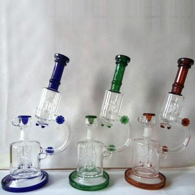 China O fumo transparente feito a mão do cachimbo de água pode 13Inch personalizar os tubos de fumo de vidro à venda