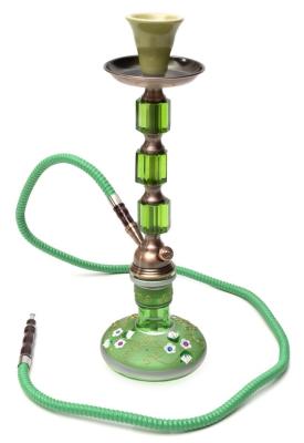 China Tragbare Huka-einzelner Schlauch Hubble Bubble Pipe Acrylics LED Shisha zu verkaufen