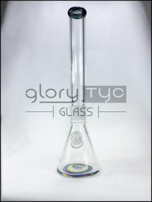 China 19mm gemeinsame Glashohes Borosilicat Wasserleitungs-Becher-Basis Tyc 5 19 Bongs zu verkaufen