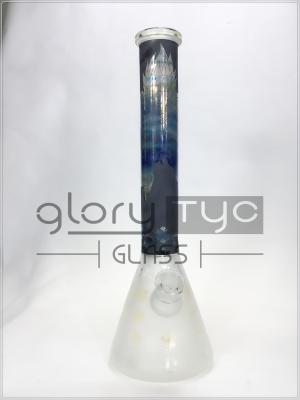 China Silikon-Wasserleitungs-Glas Bongs Filtrierapparat-unbesonnene Borosilicat-Glas-Schüssel zu verkaufen