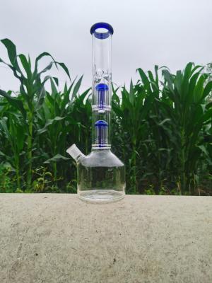 China Das 10 Zoll-Glas Bongs Becher Bong 4mm Glaswand-super schwere Wasserleitungen zu verkaufen