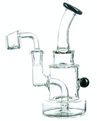 China bolo de camada acentuado de mármore Rig Borosilicate Glass de 14mm 7inch à venda