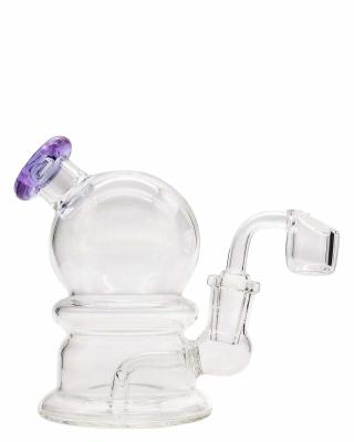 China 14mm Nano Globe Rig Quartz Borosilicate Glass Hand Smoking Pipes for sale