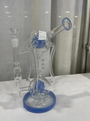 China El tubo de cristal transparente de la cachimba hecha a mano puede modifica 12 pulgadas para requisitos particulares en venta