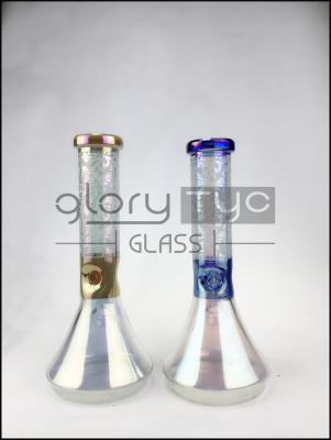 China Das 8 Zoll-Borosilicat-Glas Bongs rauchende Glas-Bong Thick Banger With Free-Glas-Schüssel zu verkaufen