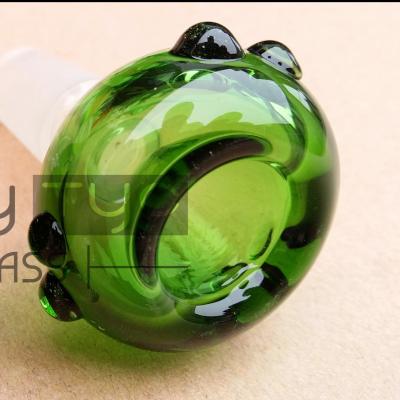 Cina il vetro di 18mm Bongs gli accessori che fumano Herb Bongo Glass Bowls asciutto glassato in vendita