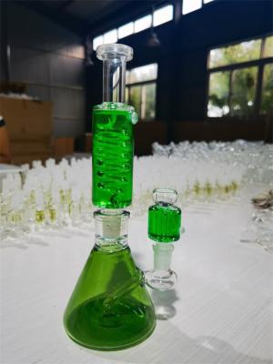 Cina l'acqua di vetro spessa di 5mm Bongs il borosilicato a 18 pollici - ghiaccio multicolore alto Perc Glass Bongs in vendita