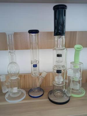 Cina Vasca di gorgogliamento di vetro spessa Bong Dab Rig blu della tubatura dell'acqua 14mm unito in vendita